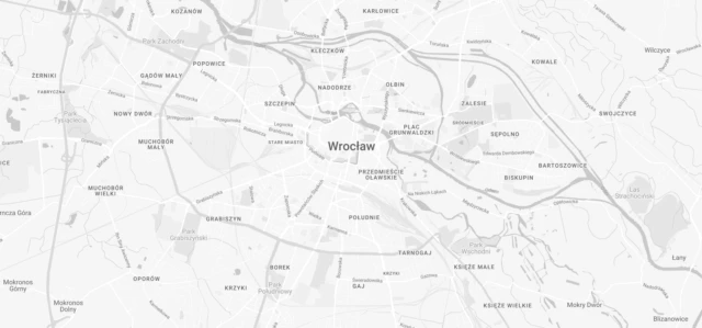 Mapa - Wrocław i okolice